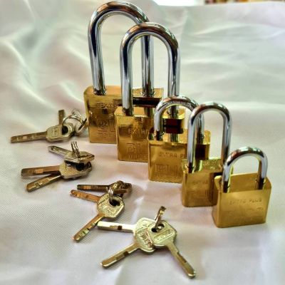 กุญแจ กุญแจล็อคบ้าน แม่กุญแจ สำหรับล็อคบ้าน สีทอง ระบบลูกปืนแข็งแรงทนทาน