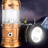 Outdoor solar Camping Lantern LED Super Bright Light USB Charging Telescopic Torch For Camping Emergency Survival Tent Lamp