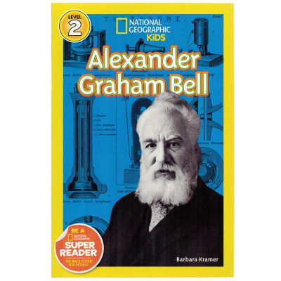 Original English Picture Book National Geographic Kids Level 2: Alexander Graham Bell National Geographic graded reading elementary childrens English Enlightenment picture book