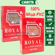 Royal Taiwan 52 cards made from 100% PVC flexible no break