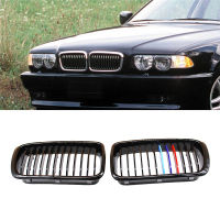 จัดส่งฟรีสำหรับ BMW 7 Series E38 1994-2001ฝากระโปรงหน้าไตกระจังกันชน M-สีเดี่ยวตบย่างพอดี