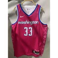 【Hot Pressed】2023 Nba Washington Wizards 33 Kuzma Pink Basketball Jersey