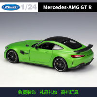 วิลลี่ WELLY1:24 เบนซ์ AMG GT R รถสปอร์ตจำลองโลหะผสมโมเดลรถของเล่นของขวัญ hot