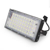 LED FLOOD LIGHT ไฟ สปอตไลท์ LED กันน้ำ ขนาด 50W โคมไฟ ไฟถนน โคมไฟภูมิทัศน์ ดวงไฟ 50 ดวง พร้อมปลั๊กไฟ พร้อมใช้งาน นำ้หนักเบา(รุ่นใหม่) model: CKL JZ-50 IP65