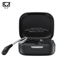 KZ AZ09 HD บลูทูธโมดูลไร้สายอัพเกรดเคเบิ้ลบลูทูธ5.2ไฮไฟไร้สายหูตะขอ C ขาเชื่อมต่อกับกรณีการชาร์จ