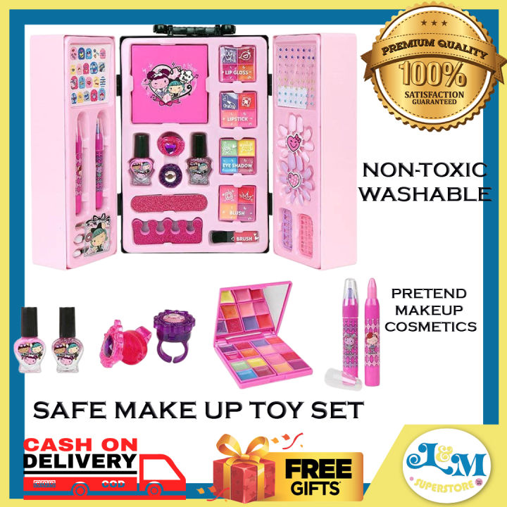 Real Makeup Girl Toys,Kids Makeup Kit for Girls - Tween Makeup Set for Girls,  Non Toxic, Play Girls Makeup Kit for Kids - Top Birthday for Ages 5, 6, 7,  8, 9, 10 Year Old Children 