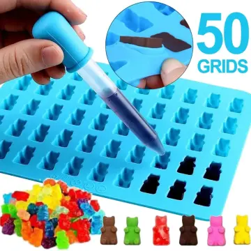 Gummy Bear Silicone Mold / 50 Cavity Gummy Candy Mold / Bear 