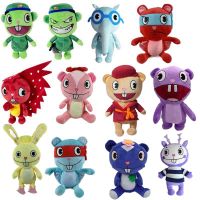 28ซม. HTF Happy Tree Friends อะนิเมะ Happy Tree Friends ทหาร Fliqpy Plush ของเล่นตุ๊กตาทหาร Flipy ตุ๊กตา Plush ของเล่นสำหรับของขวัญเด็ก