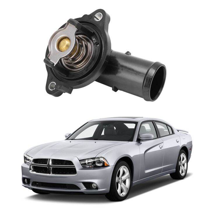 Thermostat Assembly Engine Coolant Thermostat for Dodge Charger