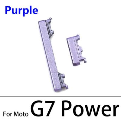 ปุ่มด้านข้างปุ่มเปิดปิดปุ่มปรับระดับเสียงอะไหล่สายเคเบิลเฟล็กซ์สำหรับ G7 Moto G9 G8 Power Lite G8 G9บวก G7 G8เล่น