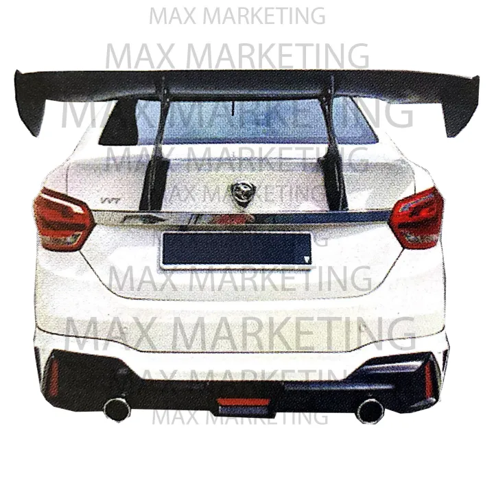 LL7400 (FIBER) PROTON PERSONA 16 D” SPOILER GT WING ROCKET BUNNY (FIBER