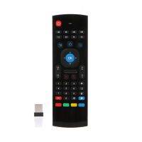 LCD LED TV รีโมทคอนโทรลไร้สาย MX3 Air Mouse 2.4G คีย์บอร์ด Qwerty Infrared Remote Control No Mic