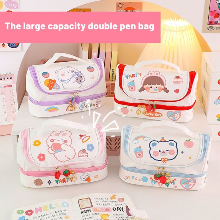 kawaii-pencil-bag-pen-cases-2-layer-high-capacity-pencils-pouch-school-stationery-girl-gift-pencil-pouch