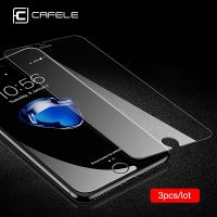 [Electronic film] CAFELE 3ชิ้นกระจกนิรภัยสำหรับ iPhone 8 7 6 6วินาทีบวกป้องกันหน้าจอ2.5D ป้องกัน S แกร่งฟิล์ม