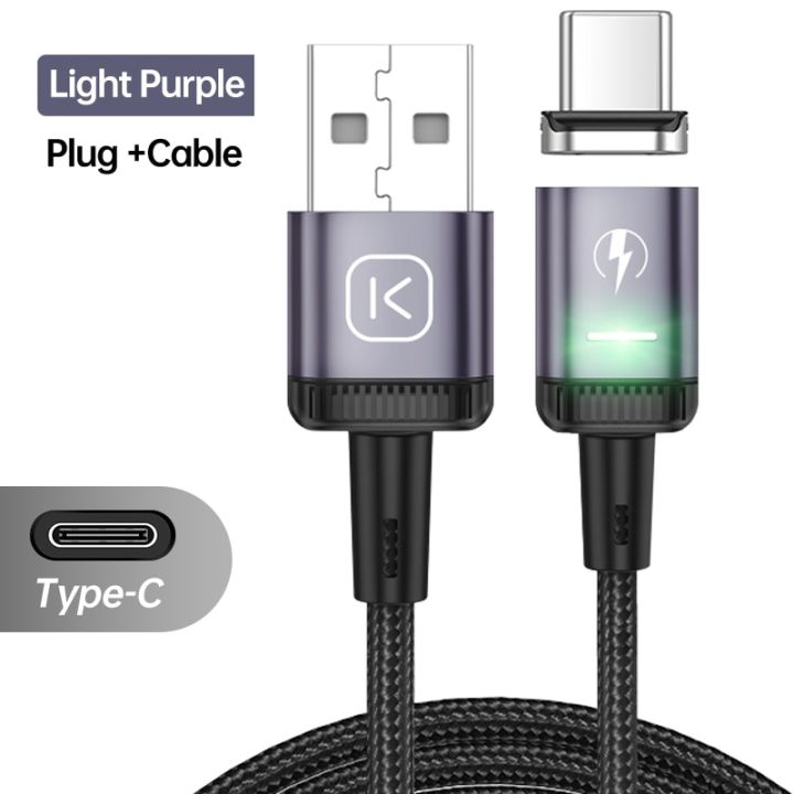 kuulaa-magnetic-charger-led-fast-charging-cable-for-iphone-14-13-12-samsung-xiaomi-micro-usb-type-c-magnet-cable-data-cord-wire-cables-converters