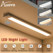 Auoyo 30cm đèn led cảm biến đèn ban đêm LED dài ánh sáng siêu mỏng ánh
