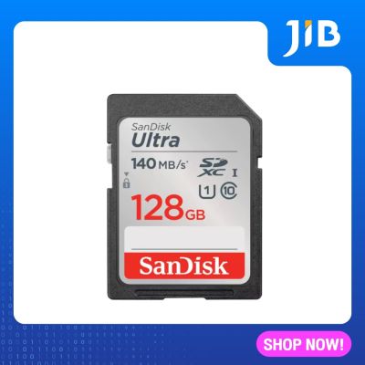128 GB SD CARD (เอสดีการ์ด) SANDISK ULTRA SDXC UHS-I CARD (SDSDUNB-128G-GN6IN)