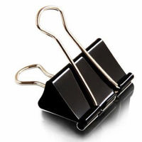 36 piecesLot Black Metal Binder Clips 4151mm Notes Letter Paper Clip Office Supplies Binding Securing clip Product