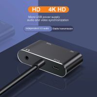 ✟☄❆ HDMI-compatible TO 4K Hd Vga 1080p Converter Dual Display At The Same Time with 3.5mm Audio for PC HDTV Monitor Display