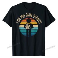 I Do My Own Stunts Get Well Gifts Funny Injury Hand Wrist T-Shirt Design T Shirts Wholesale Tees Cotton Men Geek