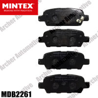 ผ้าเบรก หลัง (brake pad) NISSAN Teana 2.3 VQ (J31) ปี 2004 - 2008, X-Trail