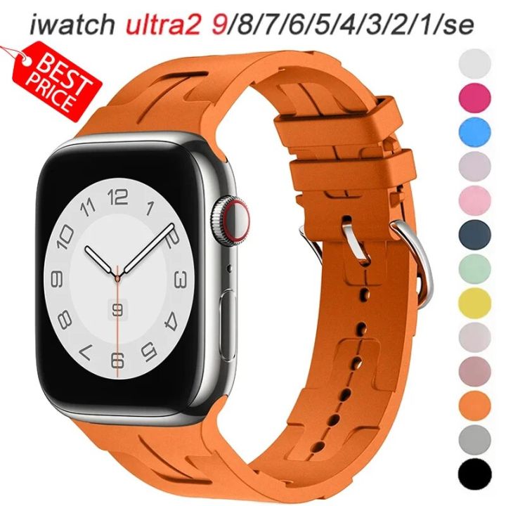 Genuin Luxury Leather Strap for Apple Watch Series 7 6 5 4 3 SE Watch Bands  for iWatch 38MM 40MM 42MM 44MM Bracelet Correa Wrist