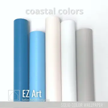 Solid Color Self-adhesive Wallpaper PVC Waterproof oil Wallpaper