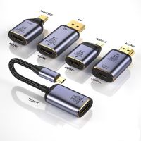 [Hot K] 8K 60Hz USB C/Type C/DP/Mini DP ไปยัง Hdmi-รองรับ Colokan Sambungan สำหรับคอมพิวเตอร์