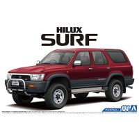 Aoshima 05698 1/24รถโตโยต้า VZN130G ไฮลักซ์ Surf SSR-X 91อุปกรณ์กีฬาสำหรับยานพาหนะรถ SUV Hoy ของเล่นชุดโมเดลพลาสติก