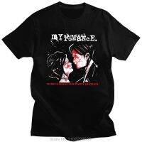 เสื้อยืดผู้ชายเทรนด์ขายดีเสื้อยืดสารสร้างความโรแมนติกพิมพ์ลายอีโม Mcr Dead เสื้อยืดตลกลำลองโอเวอร์ไซส์เสื้อยืดคุณภาพสูงใส่สบาย