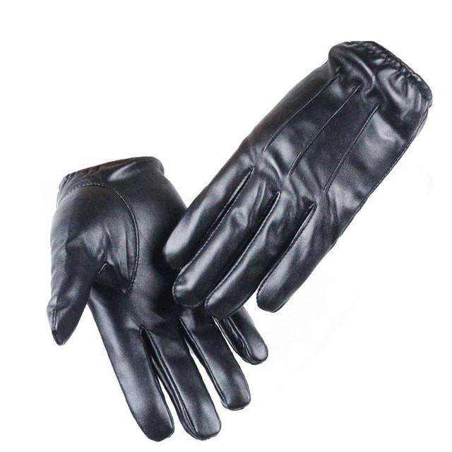 driving-hot-men-39-s-luxurious-pu-winter-autumn-driving-keep-warm-gloves-cashmere-tactical-gloves-leather-black-outdoor-sports