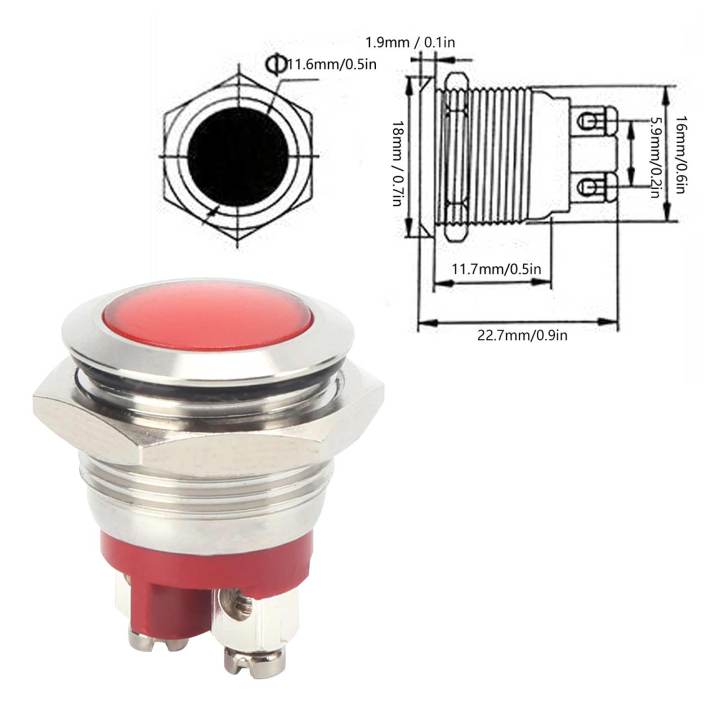 ตัวบ่งชี้ไฟแสดงสถานะ-led-0-6in-กันน้ำ-ip66สำหรับการแสดงผลสำหรับการใช้งานกลางแจ้ง