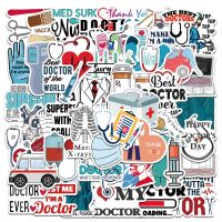 Stickers Doctor Physician Cartoon Notebook Laptop Car Water Bottle Cahiers Motorcycle Helmet Kids Toys Cool Stuff Guitar Skates Stickers Labels