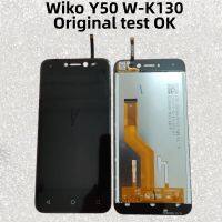 สำหรับการแสดงผลหน้าจอ Lcd Y50 Wiko หน้าจอสัมผัสโทรศัพท์มือถือภายในและภายนอก W-K130อะไหล่โมดูลส่วนประกอบแบบบูรณาการ