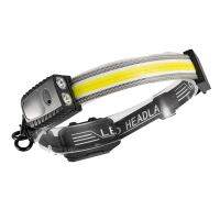 COB XPE Head Light Lamp Induction Headlight with Built-In Battery Fishing Running Headlight