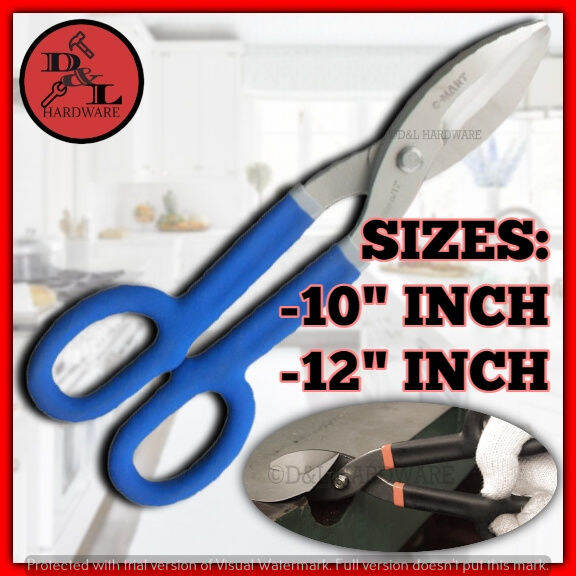 D1607 D&L Hardware Tin Snips Sheet Straight Cut Shear Scissor Cutter