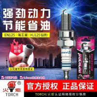 High efficiency Original Suitable for Suzuki motorcycle HS125T-2 Neptune Fuxing HJ125T-7 gold red and blue superstar genuine spark plug