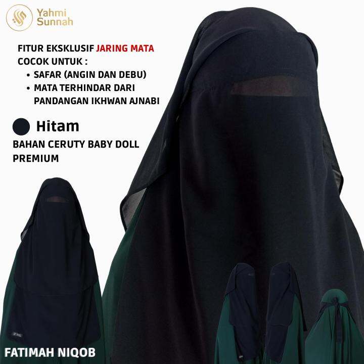 Cadar Purdah Yaman 3 Layer - Fatimah Niqob | Lazada Indonesia