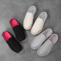 CODadoqkxDGE Ready Stock Womens Shoes Casual Half Slippers Women 35-42 Plus Size Sports