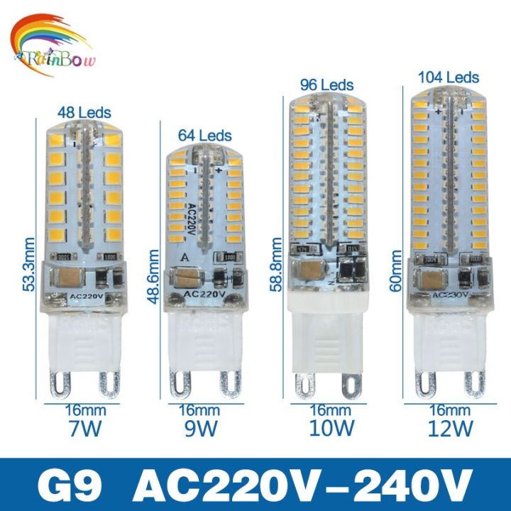 cod-free-cas-lan84-หลอดไฟ-led-g4-led-smd-2835-3014โคมไฟ-led-3w-7w-9w-10w-12w-ไฟ-led-dc12v-ac220v-หลอดฮาโลเจน360องศา