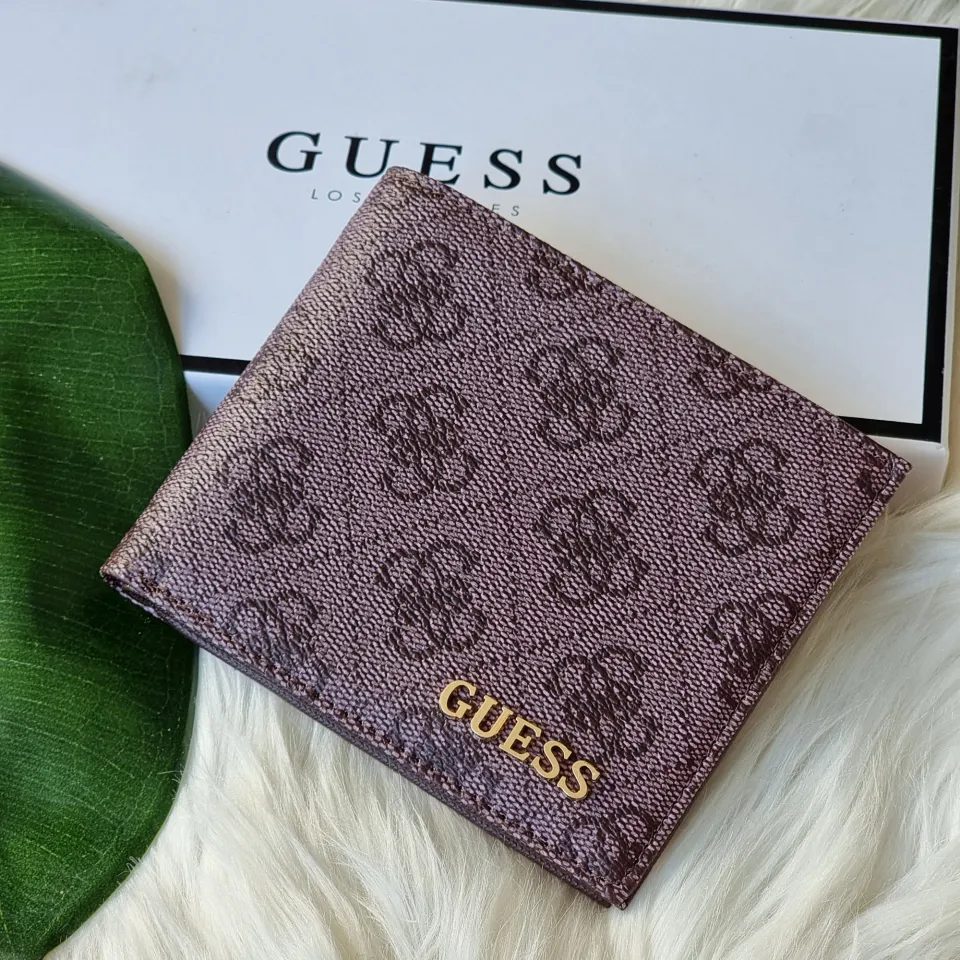 Guaranteed Original Guess Vezzola 4g Logo Billfold Leather Wallet