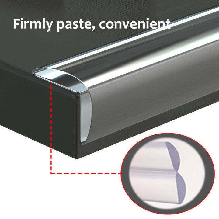 diming-แถบขอบโต๊ะนุ่มซิลิโคนตัวป้องกันมุมป้องกันความปลอดภัยของเด็กแถบป้องกันการชนกันแบบโปร่งใส