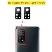 2ชิ้น/ล็อตสำหรับ Xiaomi Mi 10T/10T Pro 5G ด้านหลังเลนส์กระจกกล้องถ่ายรูปหลักด้านหลังหลักเลนส์กล้องด้วยกาวซ่อมแซมอะไหล่