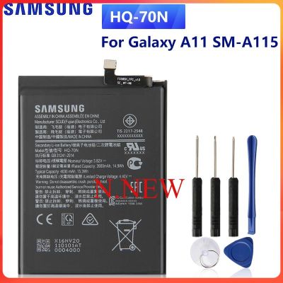 แบตเตอรี่ Samsung GALAXY A11 A115 SM-A115 battery แบต HQ-70N 4000MAh+ชุดไขควงถอด