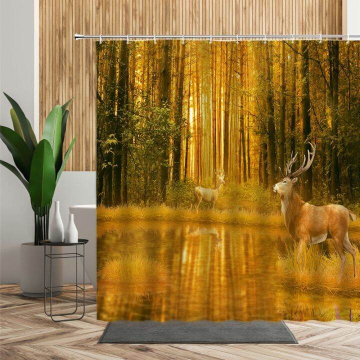 cw-scenery-shower-curtain-landscape-room-wall-curtains