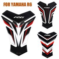 ✑เคส3D ปลอกปกป้องเข่าถังน้ำมันมอเตอร์ไซค์สำหรับ R6ยามาฮ่า YZF-R6ถังขนาด2009-2018สติ๊กเกอร์ติดผนัง1998 2009 2018