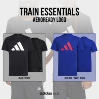 Adidas Collection เสื้อยืด เสื้อคอกลม สำหรับเด็ก เสื้อ อาดิดาส Kid KD Train ESS AEROREADY TEE IC5659 BK / IC5660 BL (700)