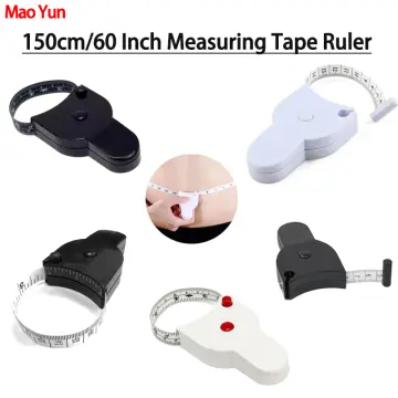 Exquisite Soft Tape Measure for Body Sewing Tailor Cloth Weight Loss,Double  Scale Soft Measuring Tape 60 Inch(150CM) (White+Yellow)
