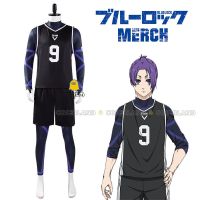 Anime Blue Lock Nagi Seishirou Mikage Reo Cosplay Costume Wig Football Jersey Team V Sportswear Isagi Yoichi Bachira Meguru Men