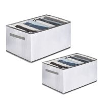 PP Clothes Organizer and Storage: Drawer Closet Organizers for Folded Clothing Compartment Storage Box